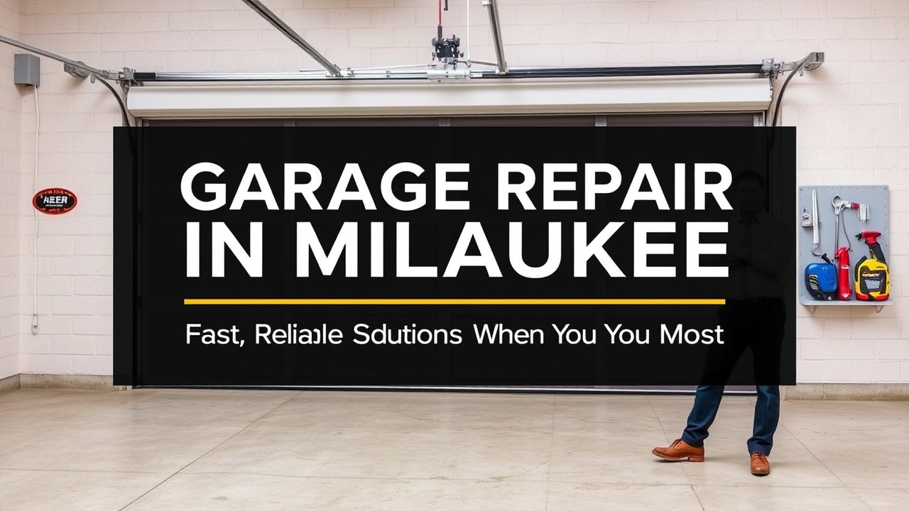 Featured image for: Garage Door Repair in Milwaukee: Fast, Reliable Solutions When You Need Them Most