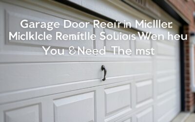 Garage Door Repair in Milwaukee: Reliable Solutions When You Need Them Most