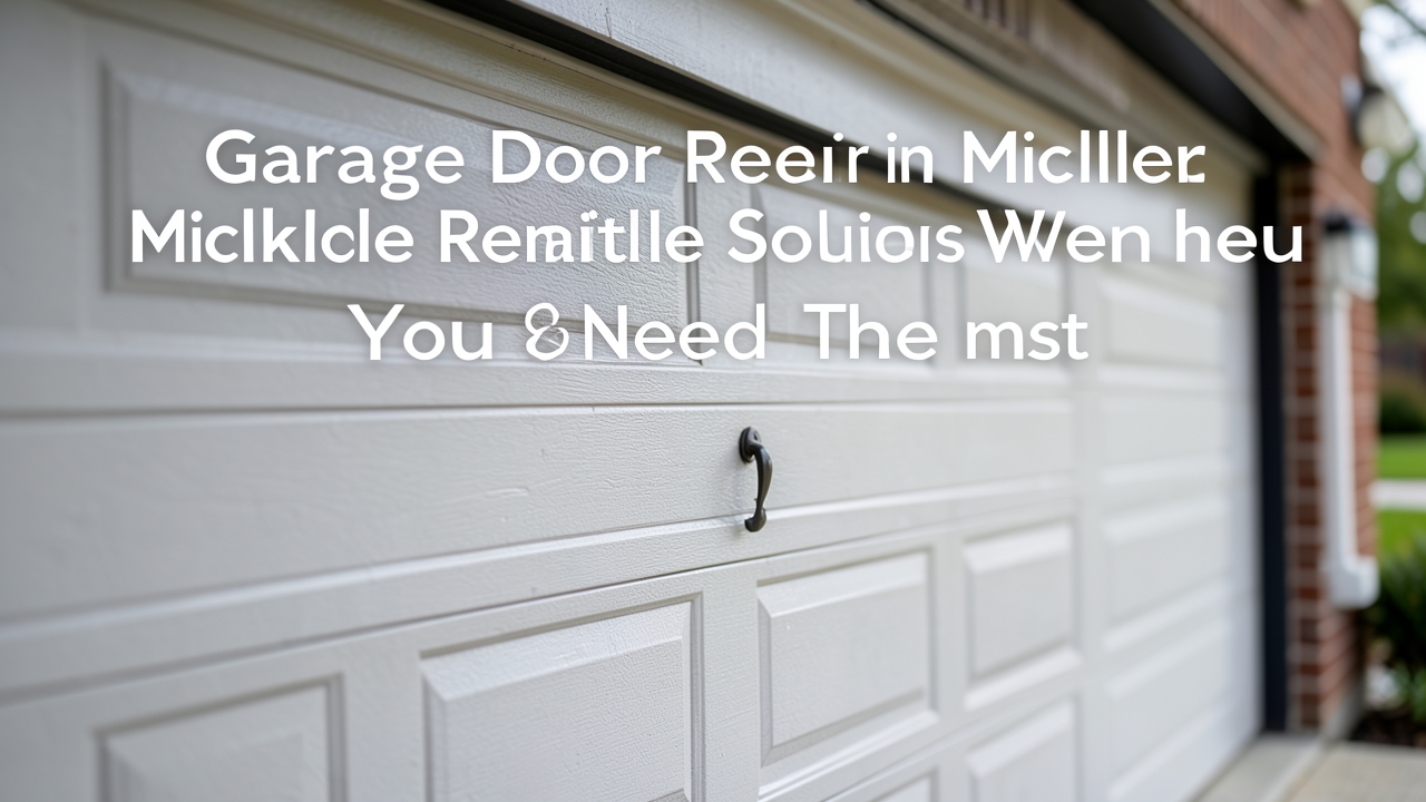 Featured image for: Garage Door Repair in Milwaukee: Reliable Solutions When You Need Them Most