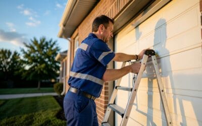 What are the steps involved in garage door spring repair?